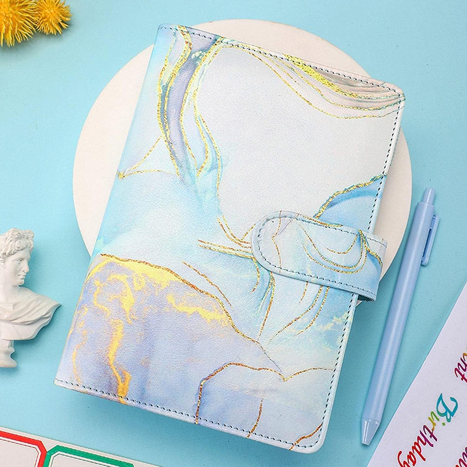 NOBONUジッパー封筒付き予算バインダー | 現金詰め封筒バインダー セット,A6 バインダー バジェット プランナー バインダー