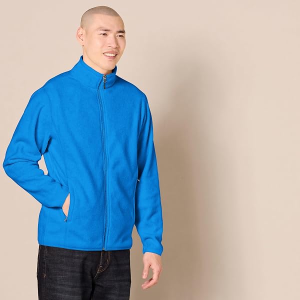 Amazon Essentials Veste Polaire à Fermeture éclair intégrale (Grandes Tailles Disponibles) Homme - 2