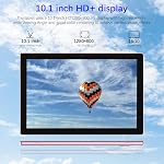 Android 15 Comprimé, 10 de pouce 2 en 1 Comprimés avec boîtier de souris à clavier Stylus, 12GB+64GB+1TB 8MP Caméra, 1.8Ghz Quad-core CPU, 1280*800 IPS Ordinateur écran tactile, WIFI6 BT, Ordinateur portable longue durée de vie
