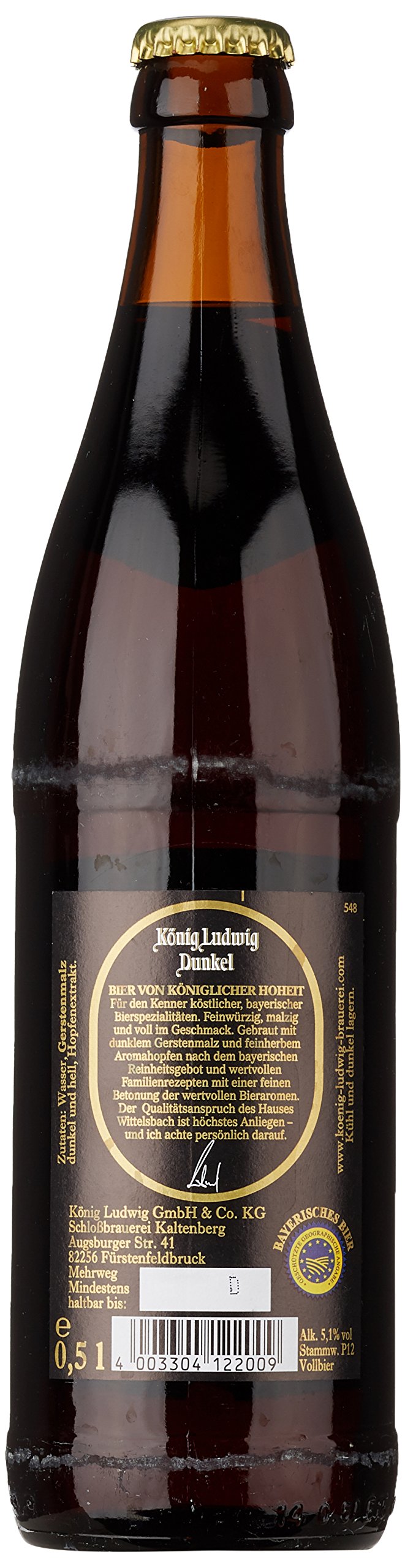 König Ludwig Dunkel MEHRWEG (20 x 0.5 l)