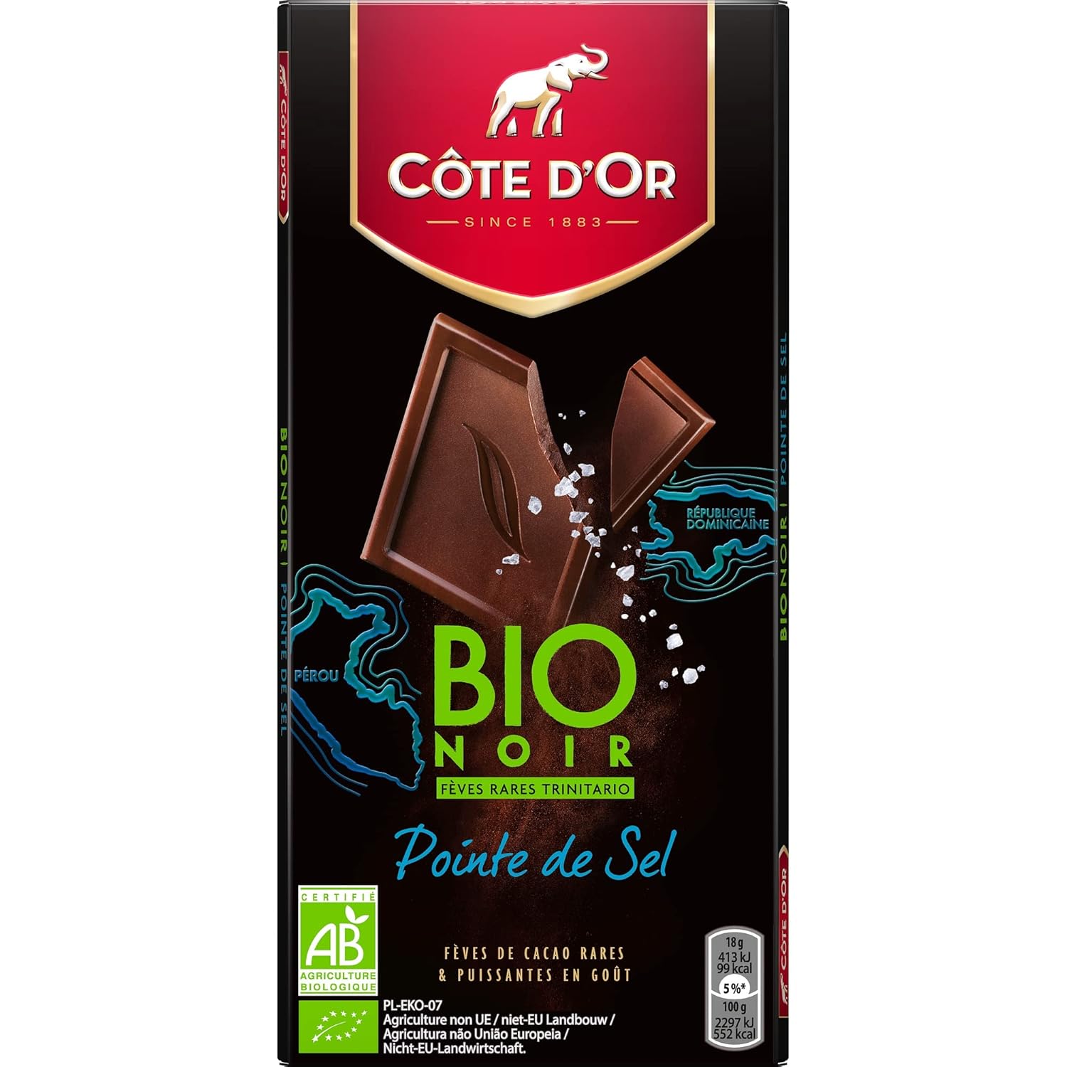 Cote Dor Pointe de sel DARK CHOCOLATE