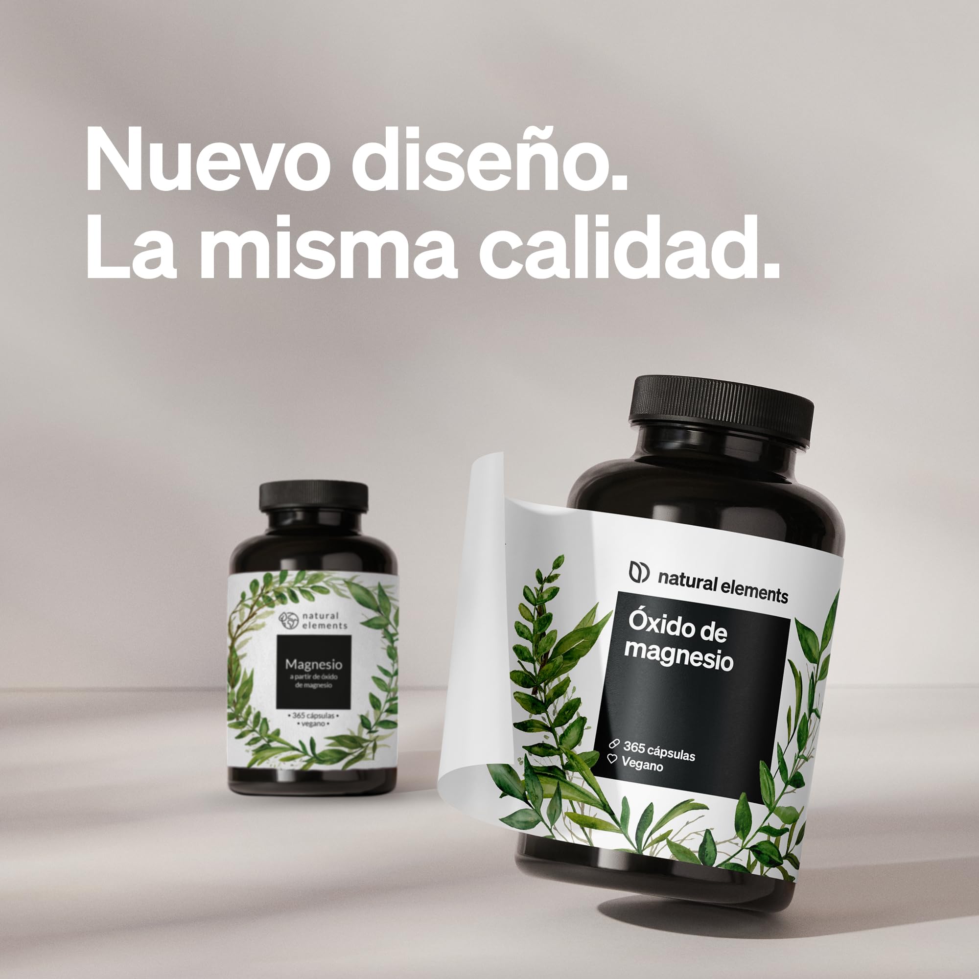 Magnesio – 365 cápsulas – 667 mg de óxido de magnesio, de los cuales 400 mg de magnesio por cápsula – Probado en laboratorio, alta dosificación, vegano