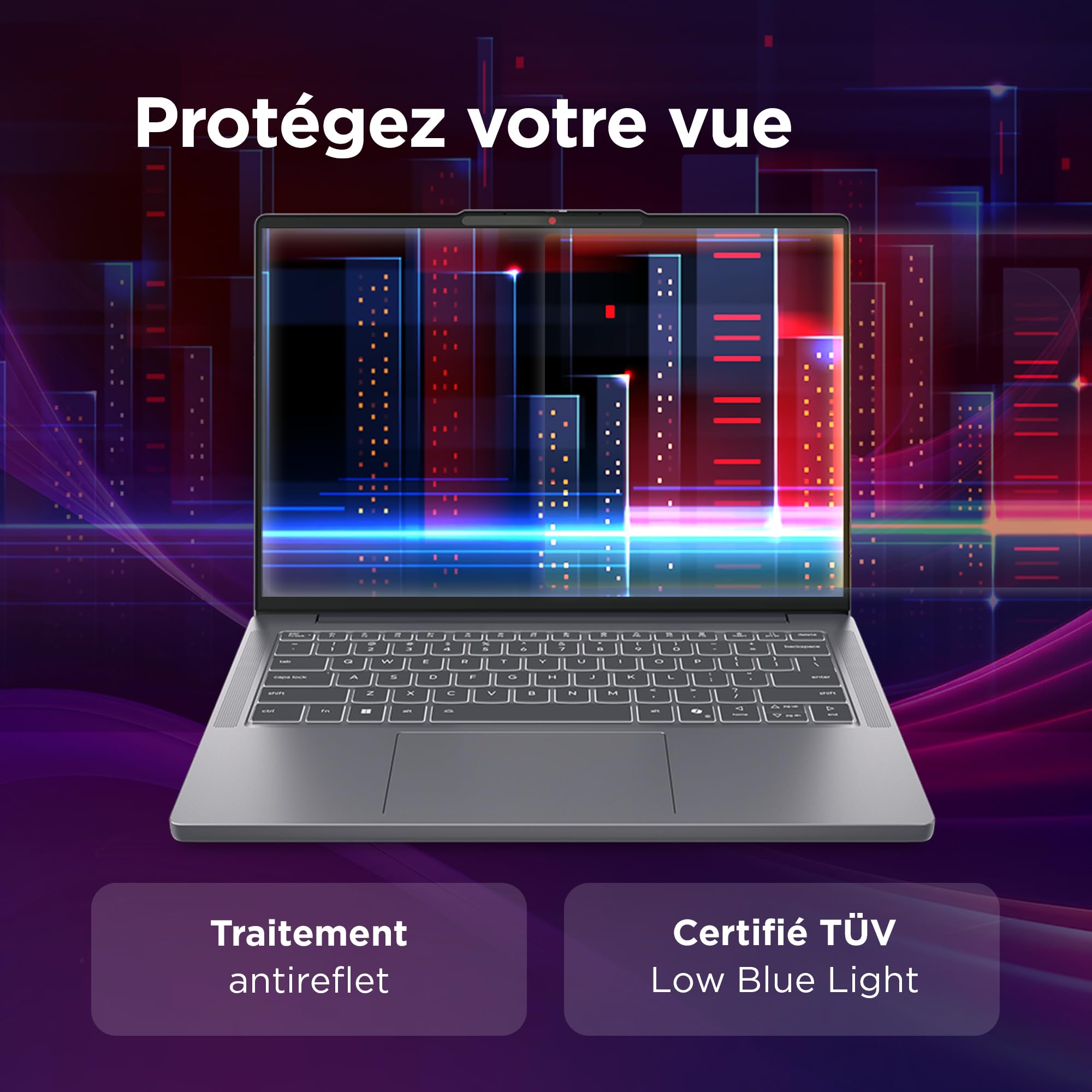 Lenovo IdeaPad Slim 3 14IRH10 Ordinateur Portable 14" WUXGA Intel Core i7-13620H RAM 16Go SSD 512Go Intel UHD Graphics Windows 11 Home Clavier AZERTY Français Gris