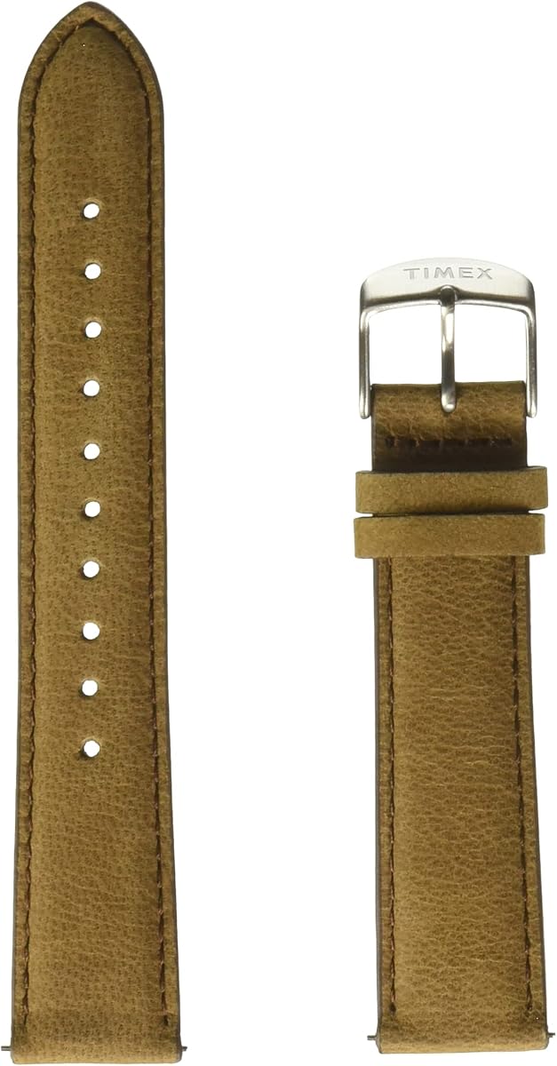 Timex IQ+ Move Correa de cuero de liberación rápida de 20 mm para hombre