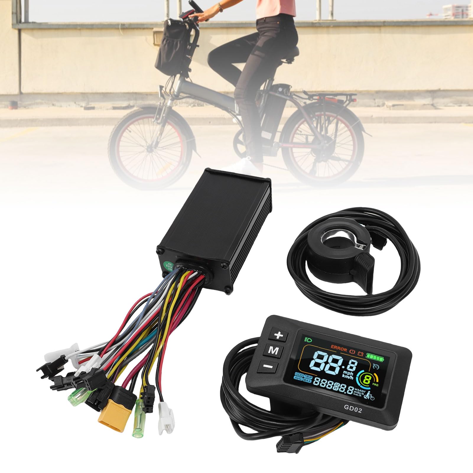 Alomejor Il Kit Controller Motore Elettrico Migliora in Modo Efficiente Potenza e Prestazioni per Scooter Elettrici ABS in Lega di Alluminio per Appassionati di Fai da Te