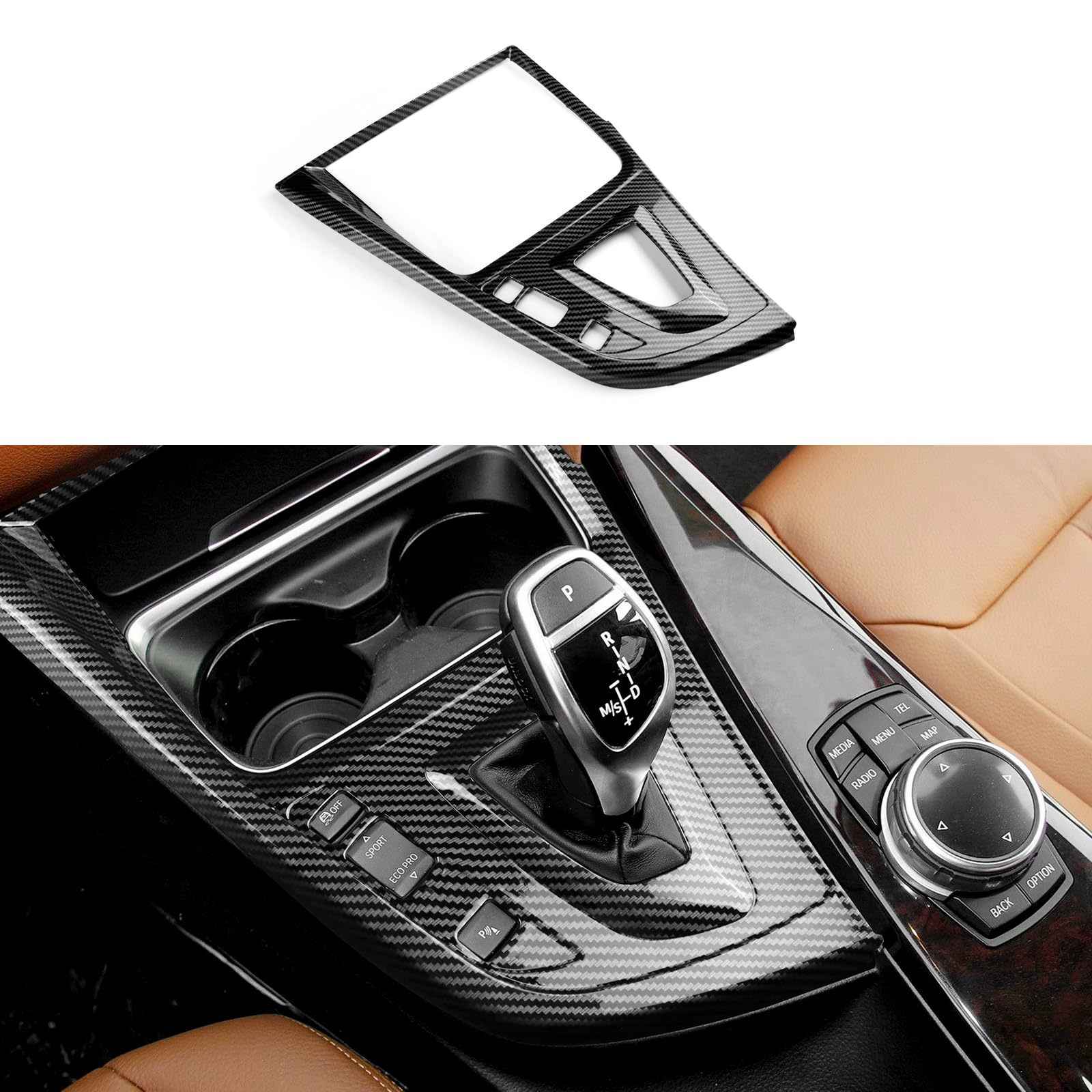 Amazon.com: FEXIDA for BMW Gear Shift Panal Cover, Carbon Fiber