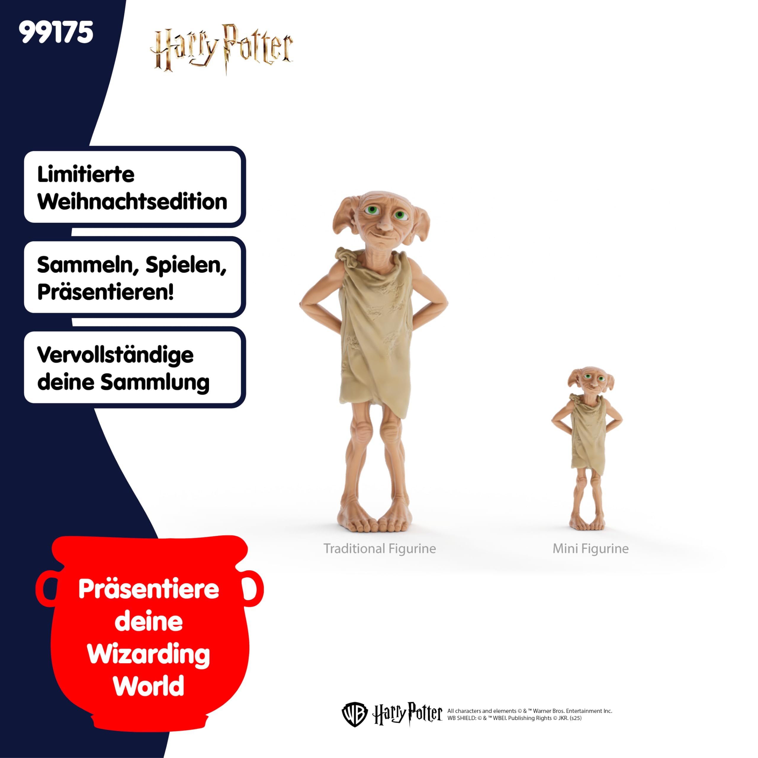 schleich HARRY POTTER Adventskalender 2025 – 99175 | detailgetreue Sammelfiguren & Spielfiguren | Geschenkidee für Kinder ab 6 Jahren & Sammler | Weihnachtskalender mit 24 Figuren & Zubehör