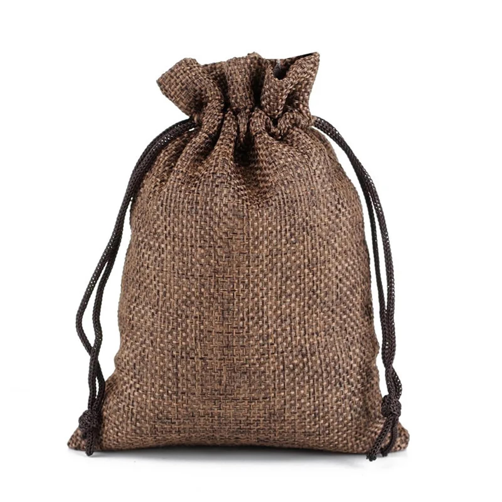 Bolsas de lino de 15x20cm para detalles de boda y embalaje de regalos navideños