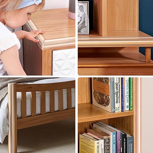 Miniatura 6 de A prueba de bebés, tira protectora de borde de 0.4 pulgadas, protectores de esquinas suaves de silicona gruesa con adhesivo fuerte precintado