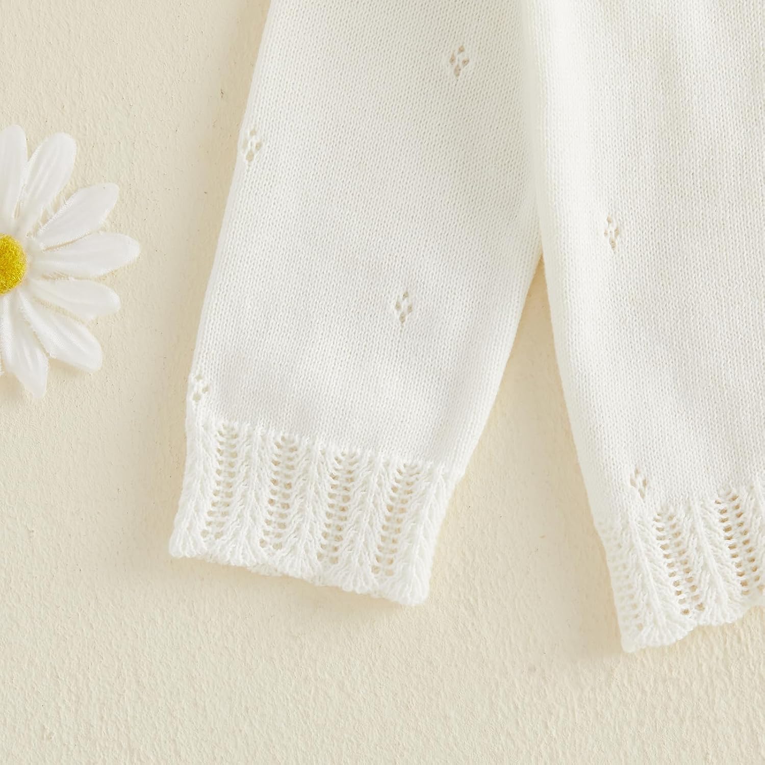 Baby Girl Fall Sweater Knit Cardigan Long Sleeve Button Down Tops Sweatshirt Toddler Crewneck Outwear
