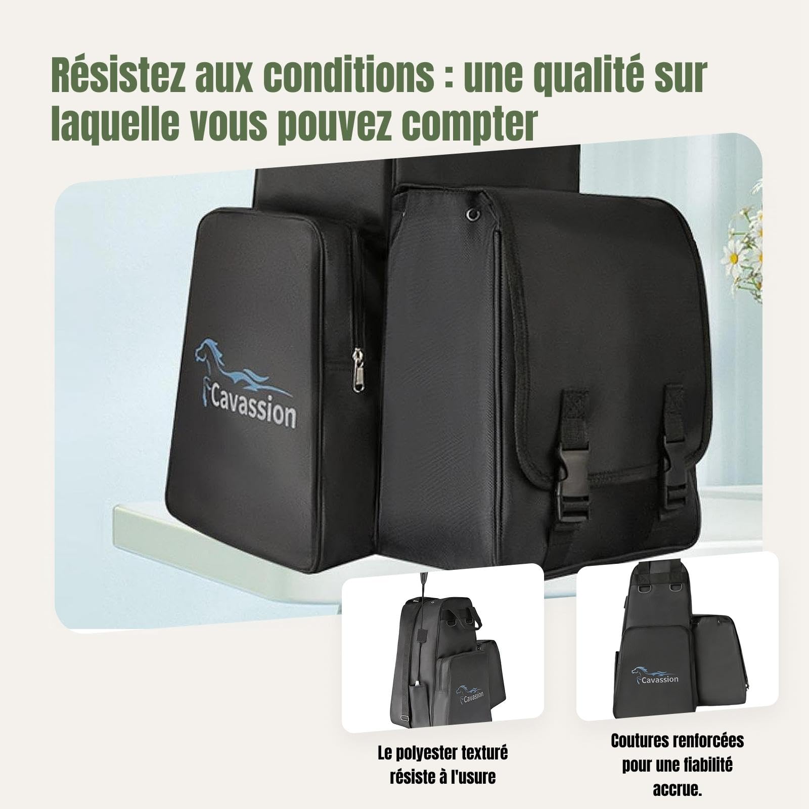 Sharplace Sac de Transport pour Bottes d'équitation, Support de Sacs équestres, équipement étanche, Sac à Dos pour Casque Polyvalent, Sac de Voyage, Sac de