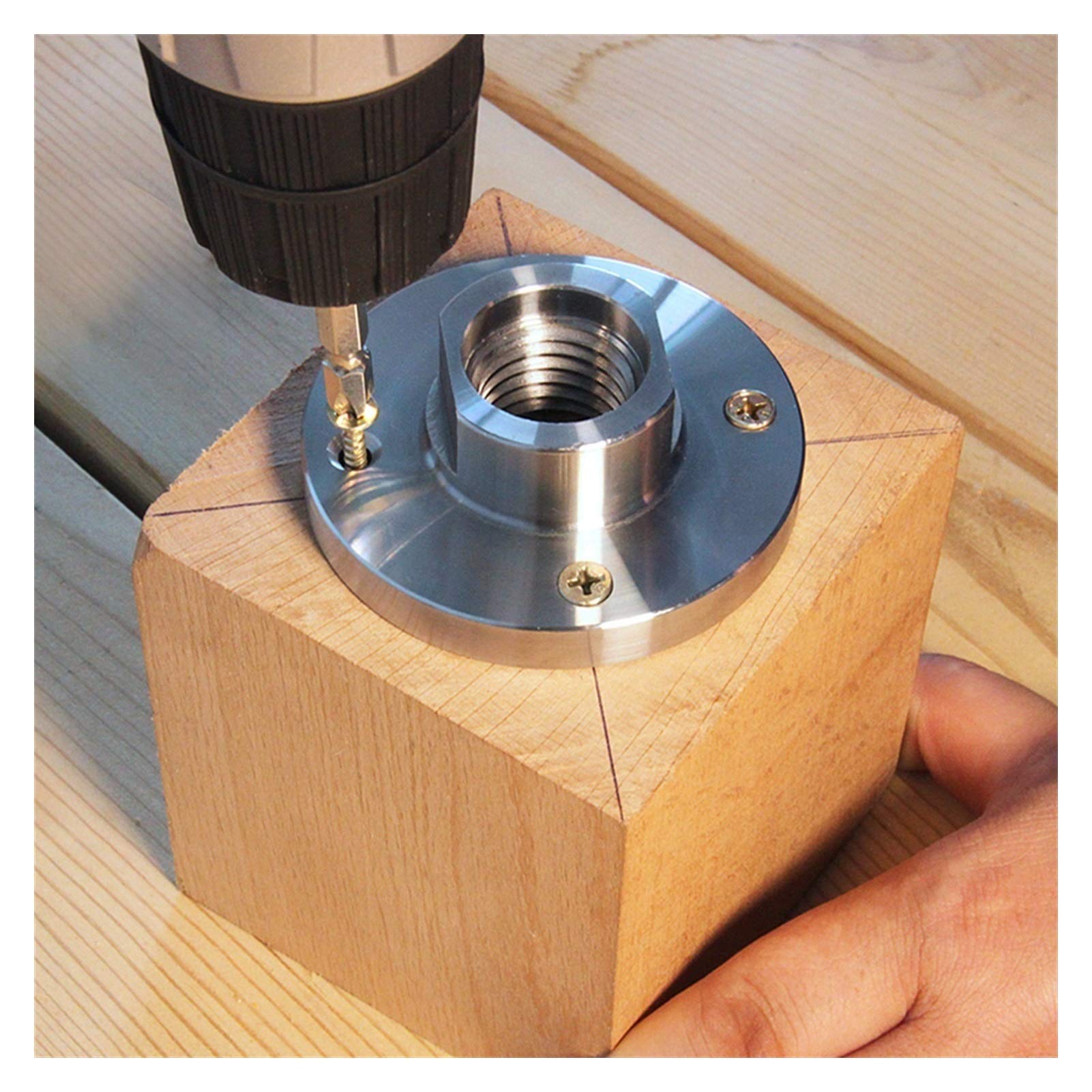 Plato frontal for torno de madera, mandril plato for manual 2 a 6 pulgadas diámetro con roscas varios tamaños (150 mm M18 x,5)(150mm M33x3.5)