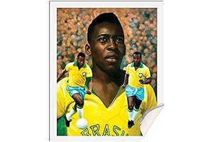 Pelé Edson Arantes do Nascimento: Art Print on Premium Canvas