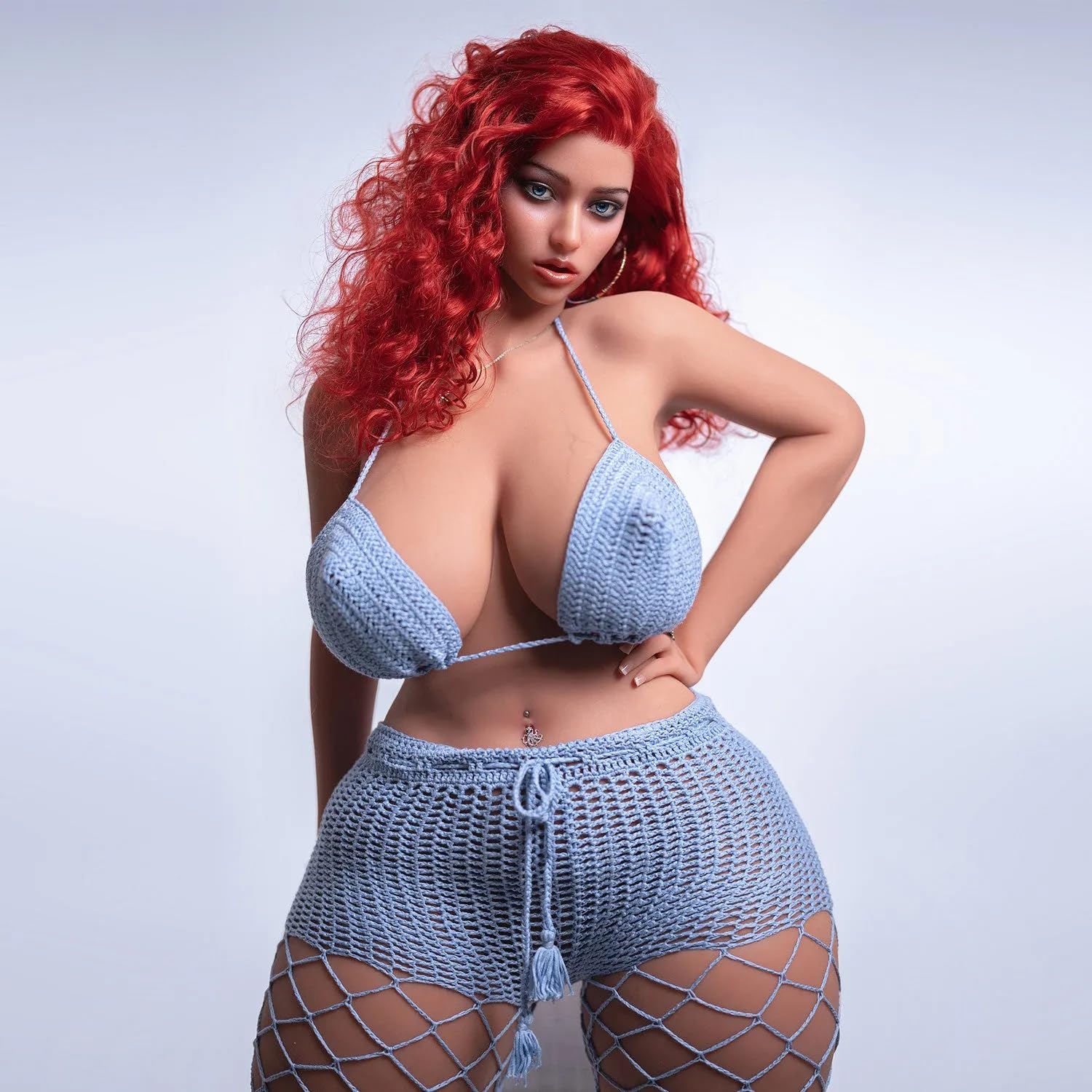 5 45FT Full Body Sexy Plump Female Big Butt Sex Dolls Life-Size Full Female Torso Sex Toy Fat