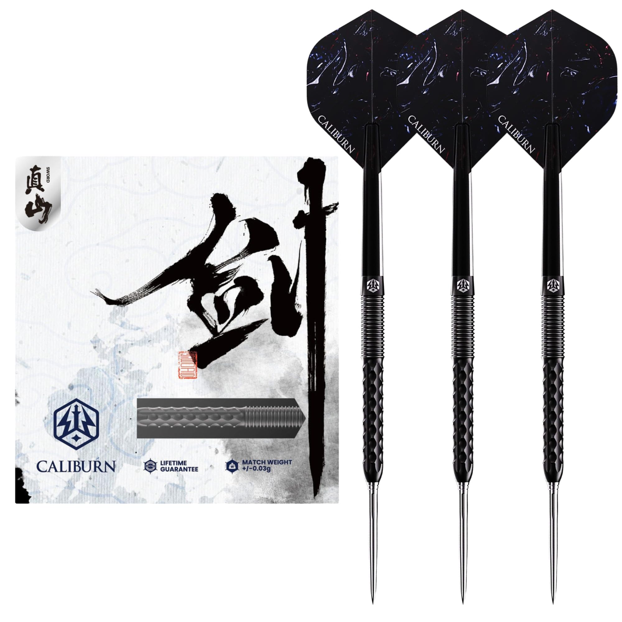 Caliburn | Sword Darts | Steel Tip | 95% Tungsten | S1 | Multiple Weights Available. (21.5, Grams)