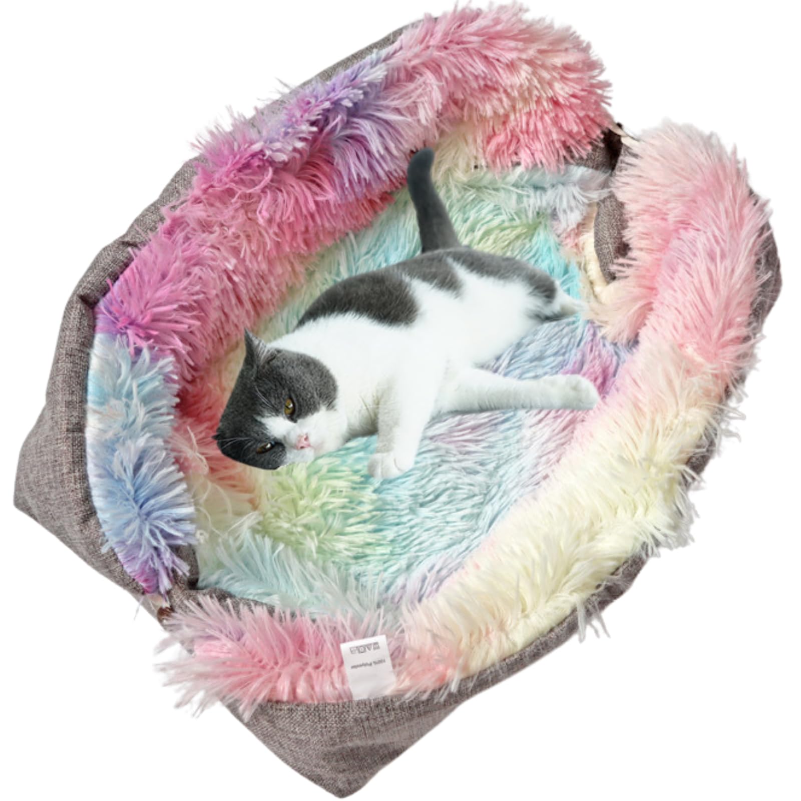 Cat Beds Small Dog Bed, Self Warming Cat Dog Mat Washable Warm Fluffy Pet Pad Calming Cushion Soft Kitty Bed for Indoor Outdoor Crate Pets Cat Small