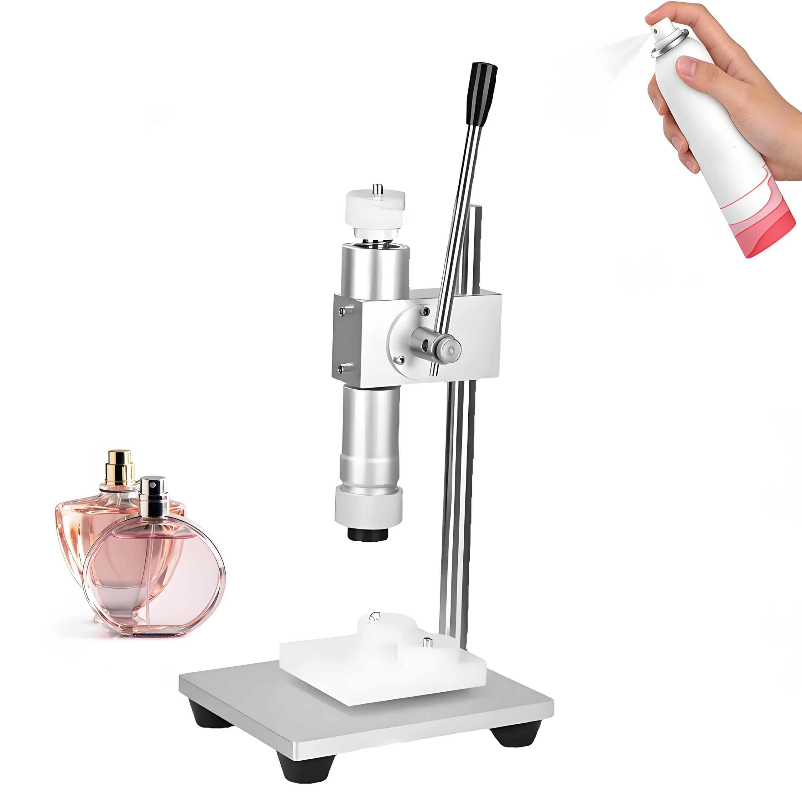 Machine de capsulage de parfum et outil de capsulage robuste flacons cosmétiques