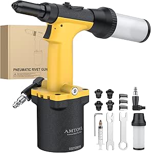 Proster Pneumatic Riveter - 3917LBF Pulling Pneumatic Rivet Gun, Heavy - View #7