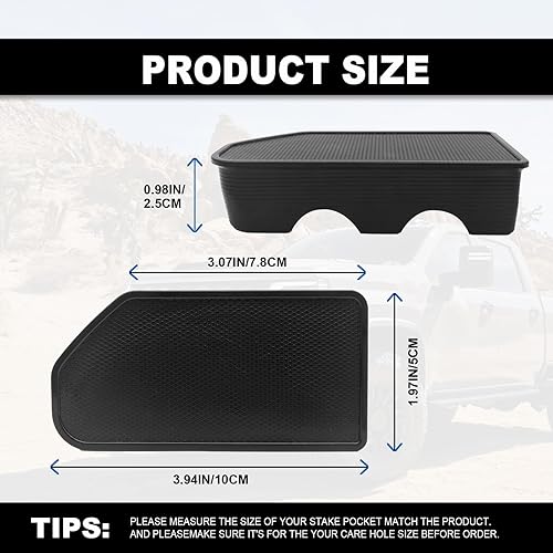 Miniatura 6 de 2 fundas de bolsillo para riel de cama compatibles con GMC Sierra 1500Chevy Silverado 1500 2019-2023 2024 y SilveradoSierra 25003500HD 2020-2024