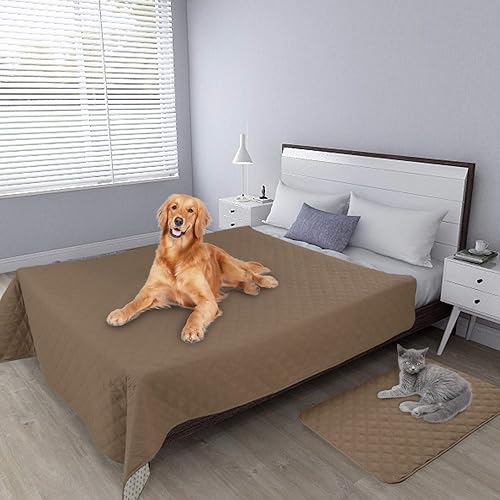 Vista 56 de Easy-Going - Funda protectora, 100 % impermeable, protector de muebles, funda de sofá, funda antideslizante lavable, reutilizable, contra Beige