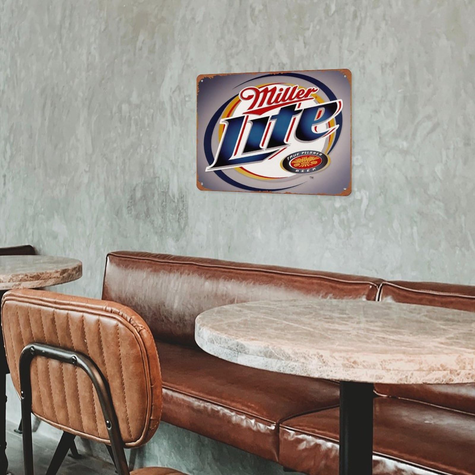 ヴィンテージ  Lite Beer 飾り壁掛け Amazon.com: Miller Lite Beer Poster Retro Metal Sign Vintage