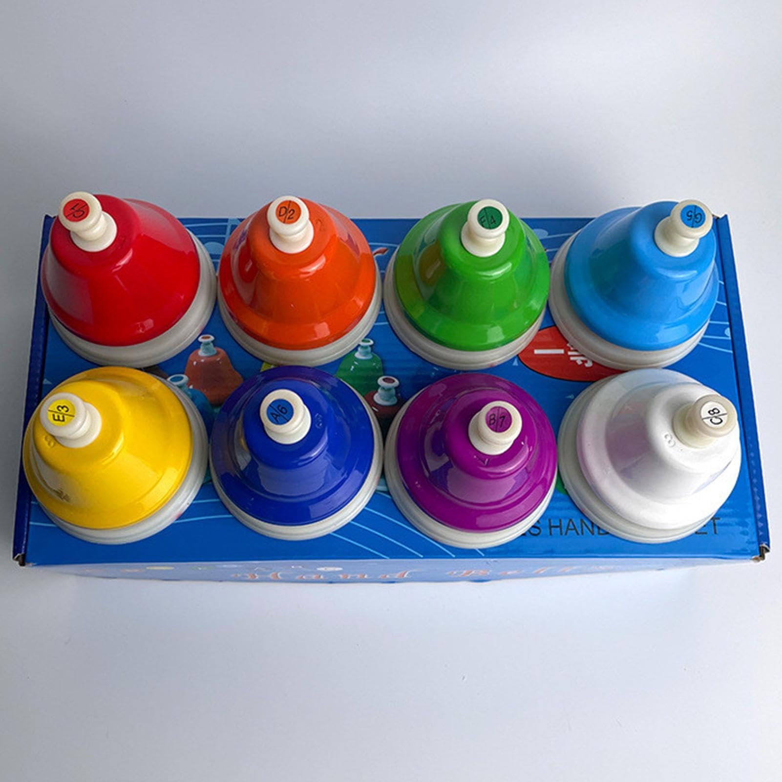 Campanas de mano de escritorio, campanas de escritorio Colorida Educational