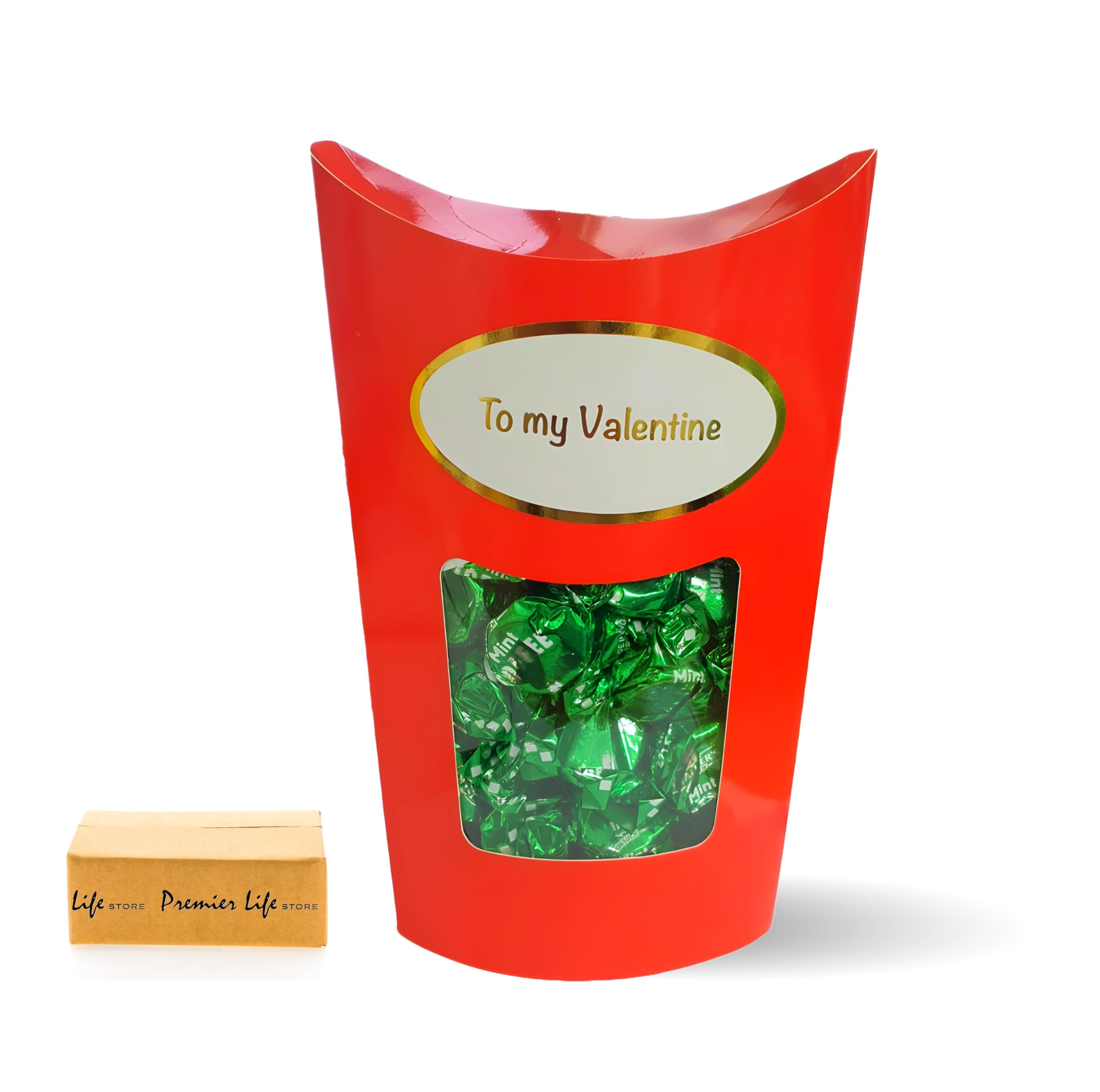 Valentine's Sweets, Walker's Nonsuch Valentines Toffees, 450g | Gift Box | British Traditional Confectionery, Sweet, In Premier Life Store Box (Mint Toffee)