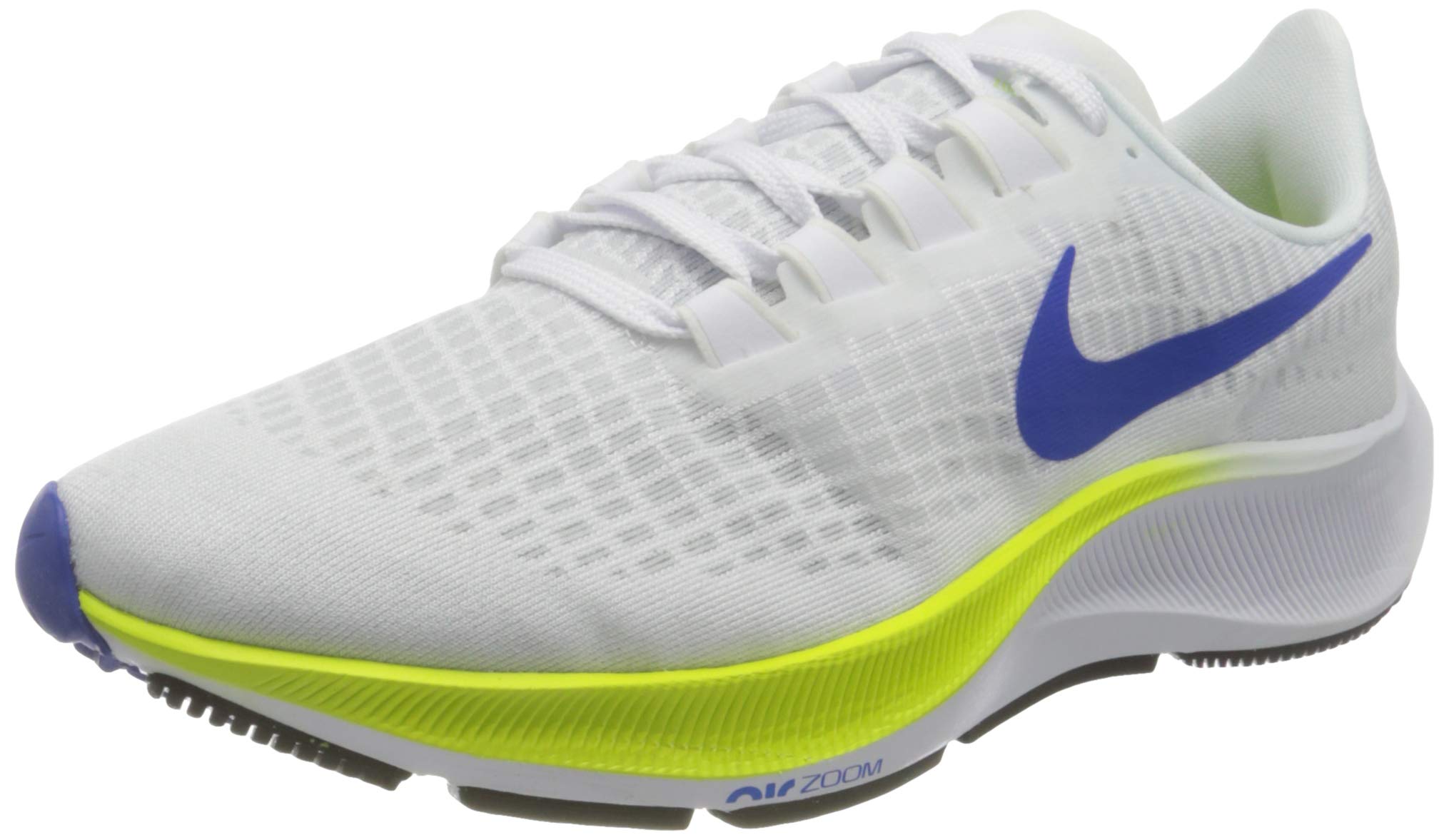 Nike Men's Stroke Shoes (White Racer Blue Cyber Black Pure Platinum, 13 UK)