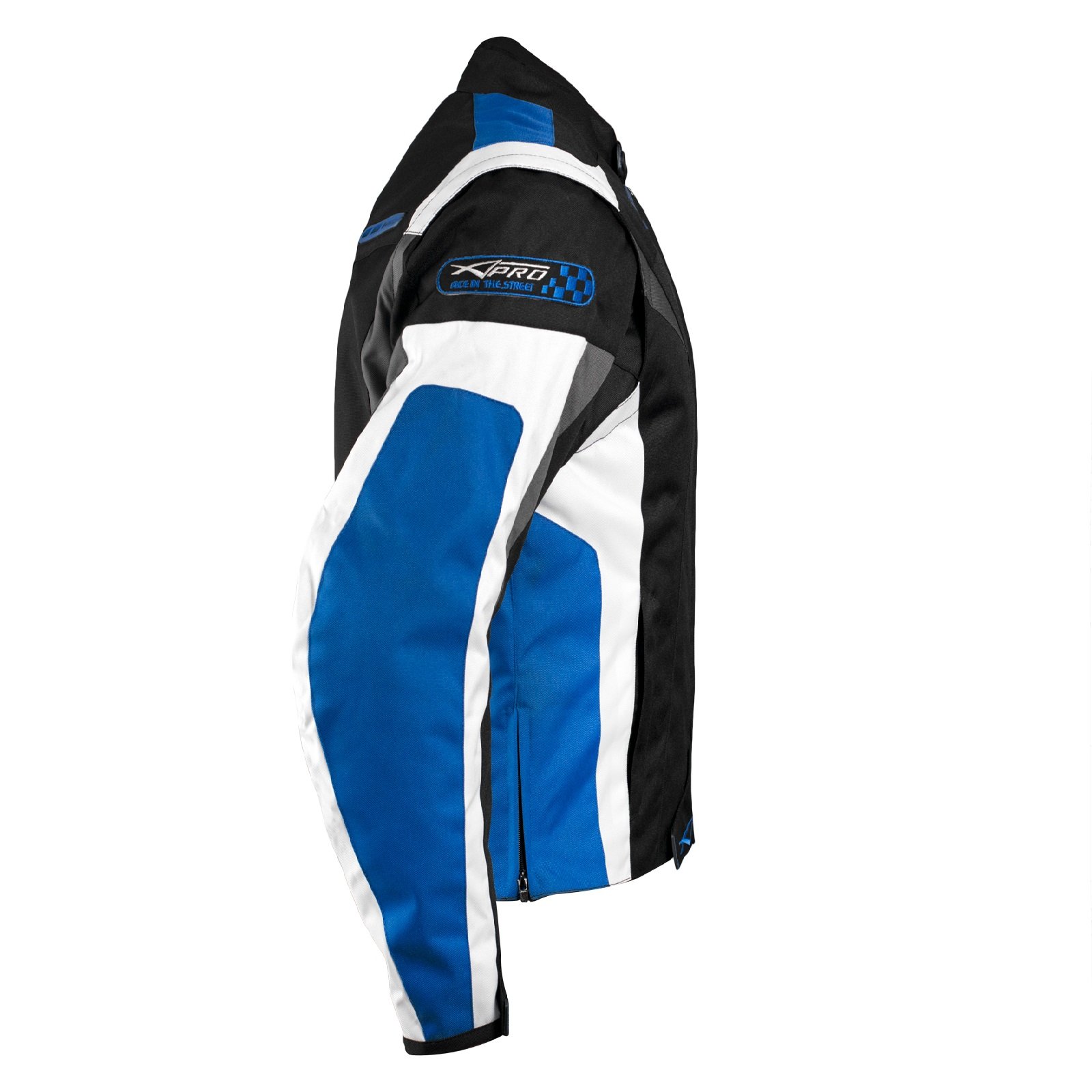 A-Pro Giacca Lady Donna Tessuto Moto Scooter Protezione Manica Staccabile