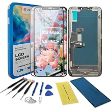 for iPhone Xs Max Screen Replacement kit,6.5" LCD Display 3D Touch Digitizer Assembly with Repair Tools, Screen Protector, Frame Adhesive Model A1921, A2101, A2102, A2103, A2104