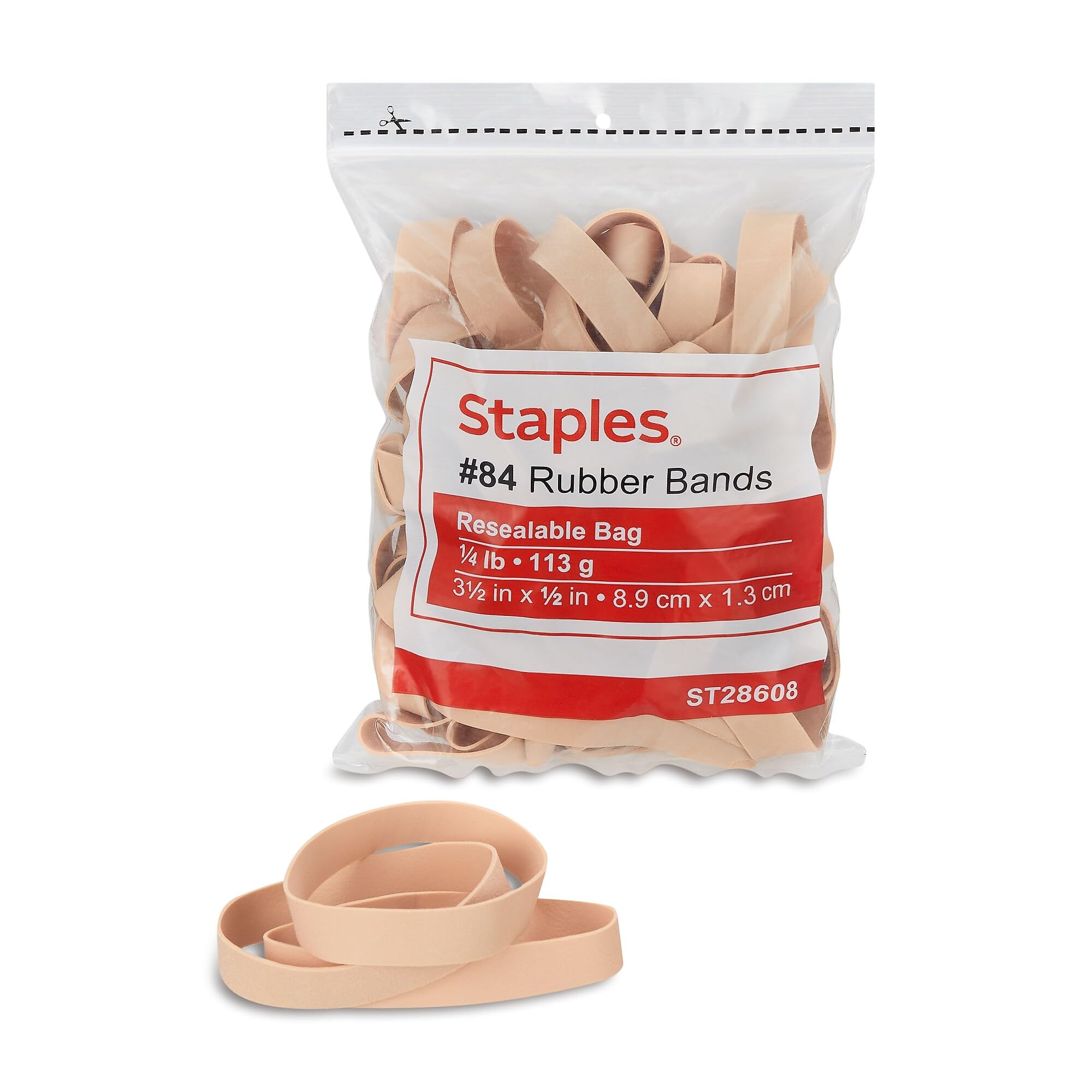 Staples 831636 Economy Rubber Bands Size #84 3