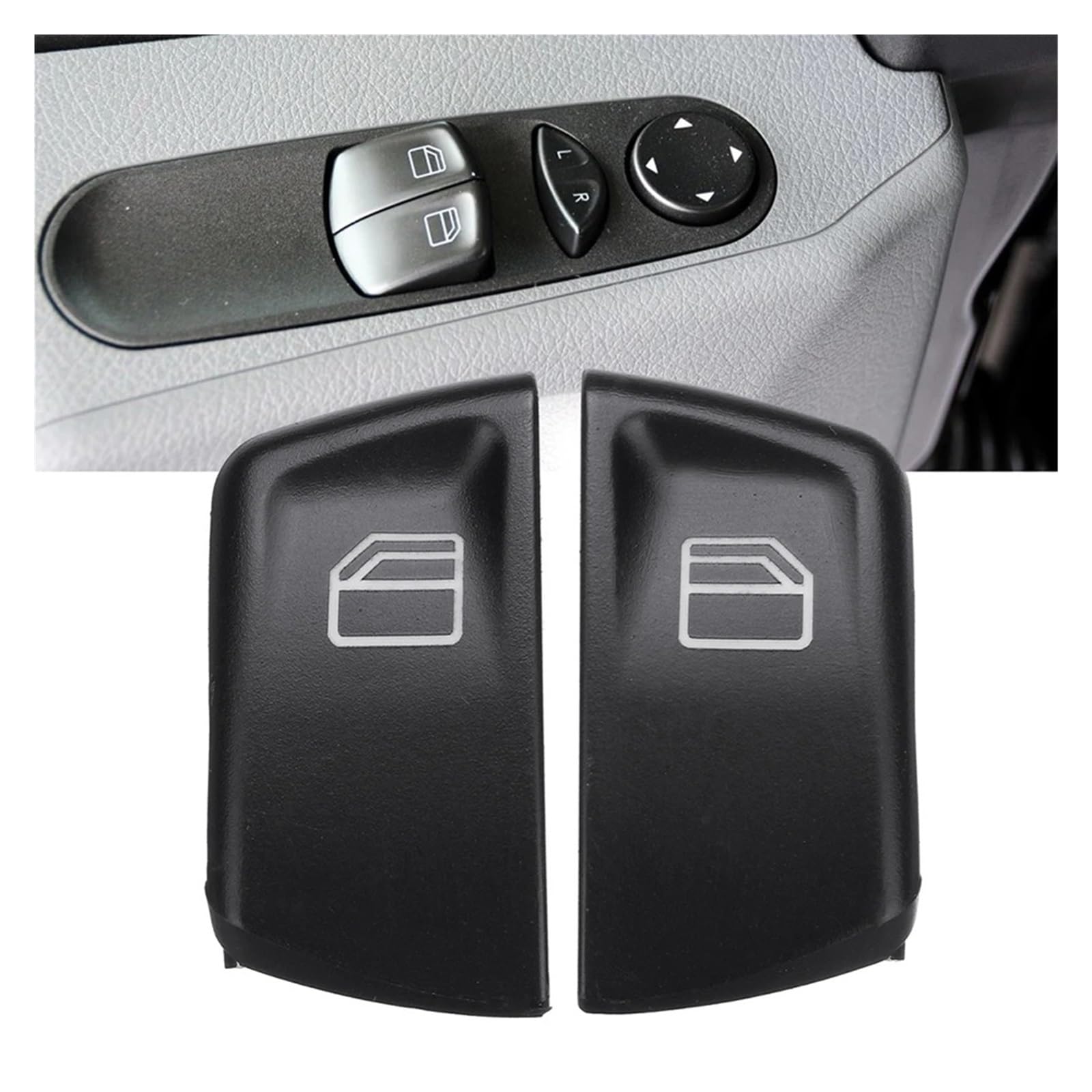 2 Tasti Interruttore Alzacristalli Pulsante Per Mercedes Vito Viano W639 Sprinter II 906 - The