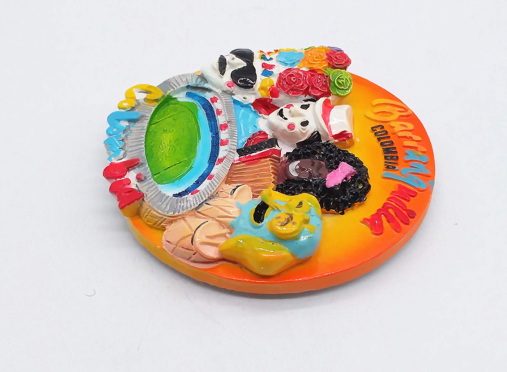 MUYU Magnet Margarita Venezuela 3D Frigorifero da Viaggio con Adesivo Stile Souvenir, Decorazione casa e Cucina, Margarita Venezuela Frigorifero Magnete