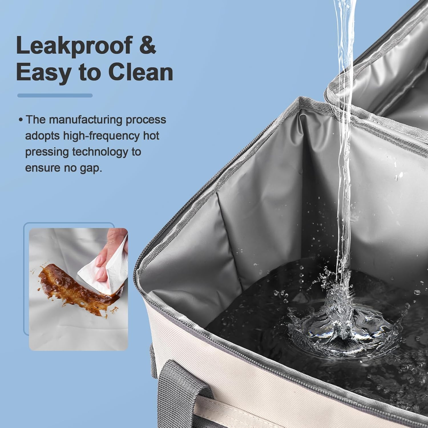 Odoland Cooler Backpack for Camping - 30 Cans Insulated Leakproof Waterproof Lunch Bag for Men and Women, Cooler Bag with Ice Pack for Beach, Picnic, Travel, Outdoor