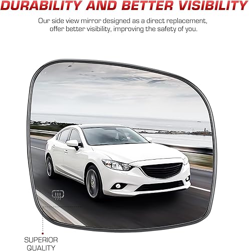 Miniatura 8 de Espejo exterior con calefacción lateral derecho para Chrysler Town&Country 2008-2016, Dodge Grand Caravan 2008-2020, RAM CV 2012-2015, Volkswagen