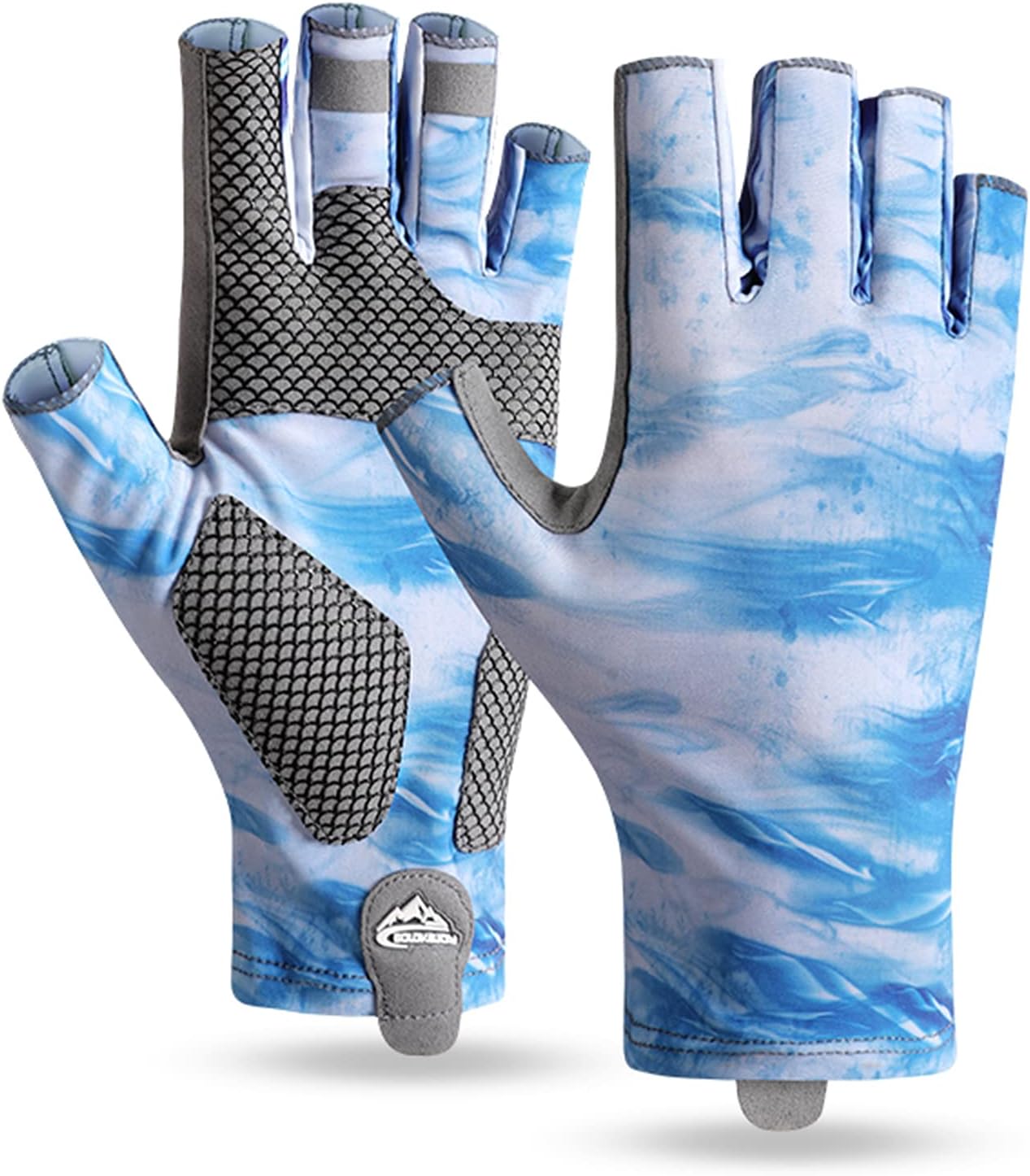 Doorslay Fishing Fingerless Gloves, Fishing Gloves, UV