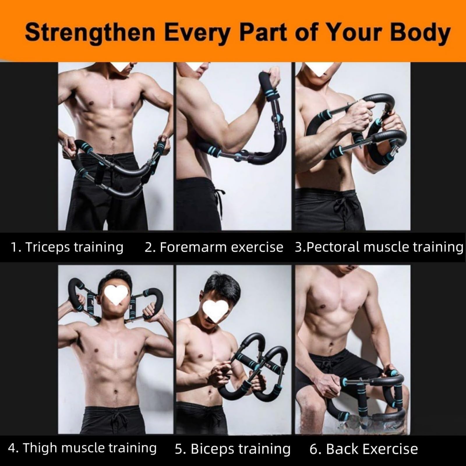 Twister-Armtrainer – Verstellbarer Federwiderstand 18-45 Kg, Vielseitiges Krafttraining Für Brust, Arme & Schultern