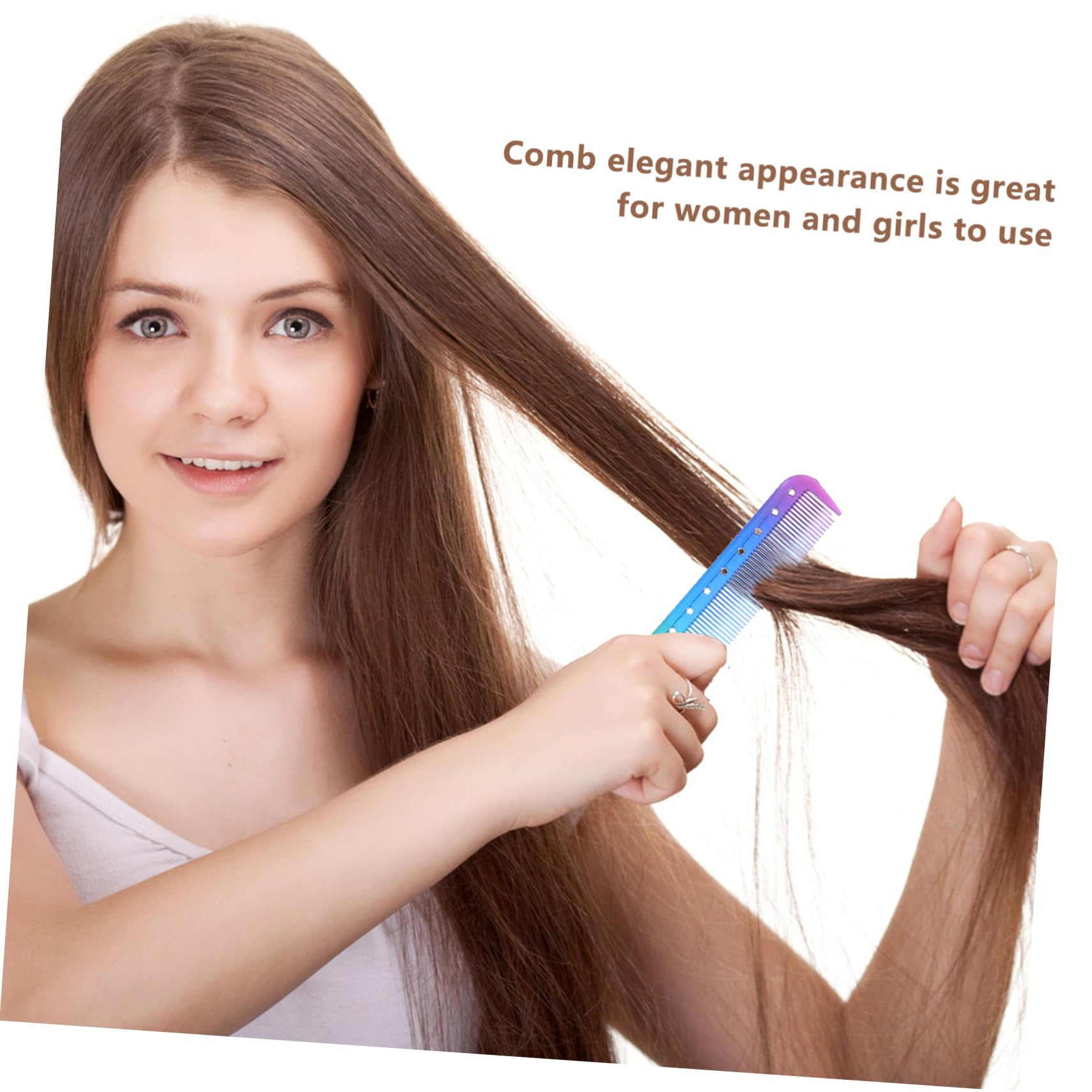 FRCOLOR 9 Piezas peine de peluqueria peine de pelo s de burlas de pelo portátil de estilismo para desenredar de peluquería s de peluquero el plastico