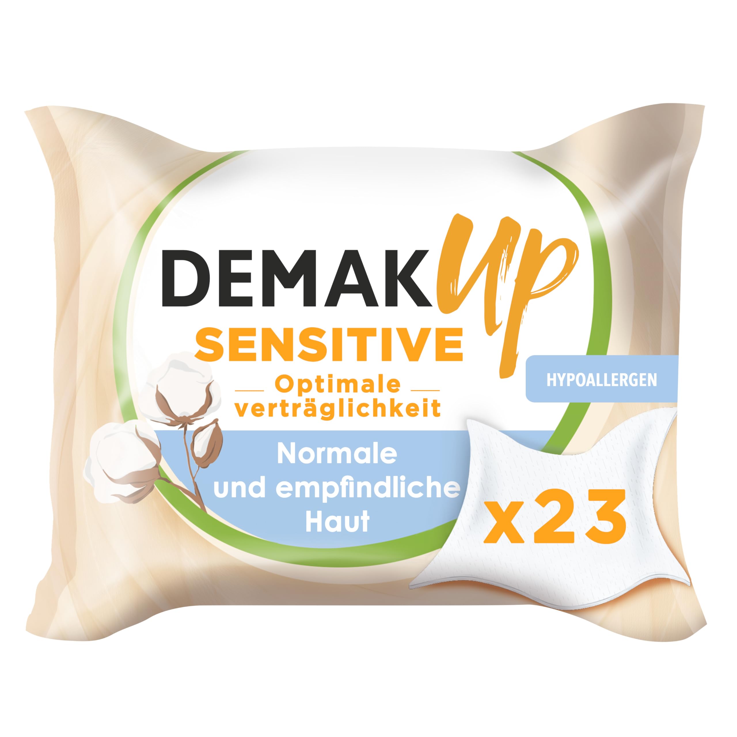 Demak´Up Sensitive płatki kosmetyczne okrągłe 12/1x23, 2,4 ml