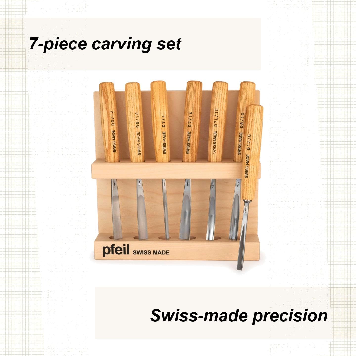 Pfeil "Swiss Made" Intermediate Set Of 7 Tools