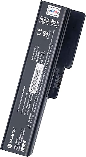 Maxelon BIS Certified Rechargeable Compatible Laptop Battery for Lenovo G Series G430 G450 G530 G550 G550-2958LEU 2958LFU 6 Cell Laptop Battery-…
