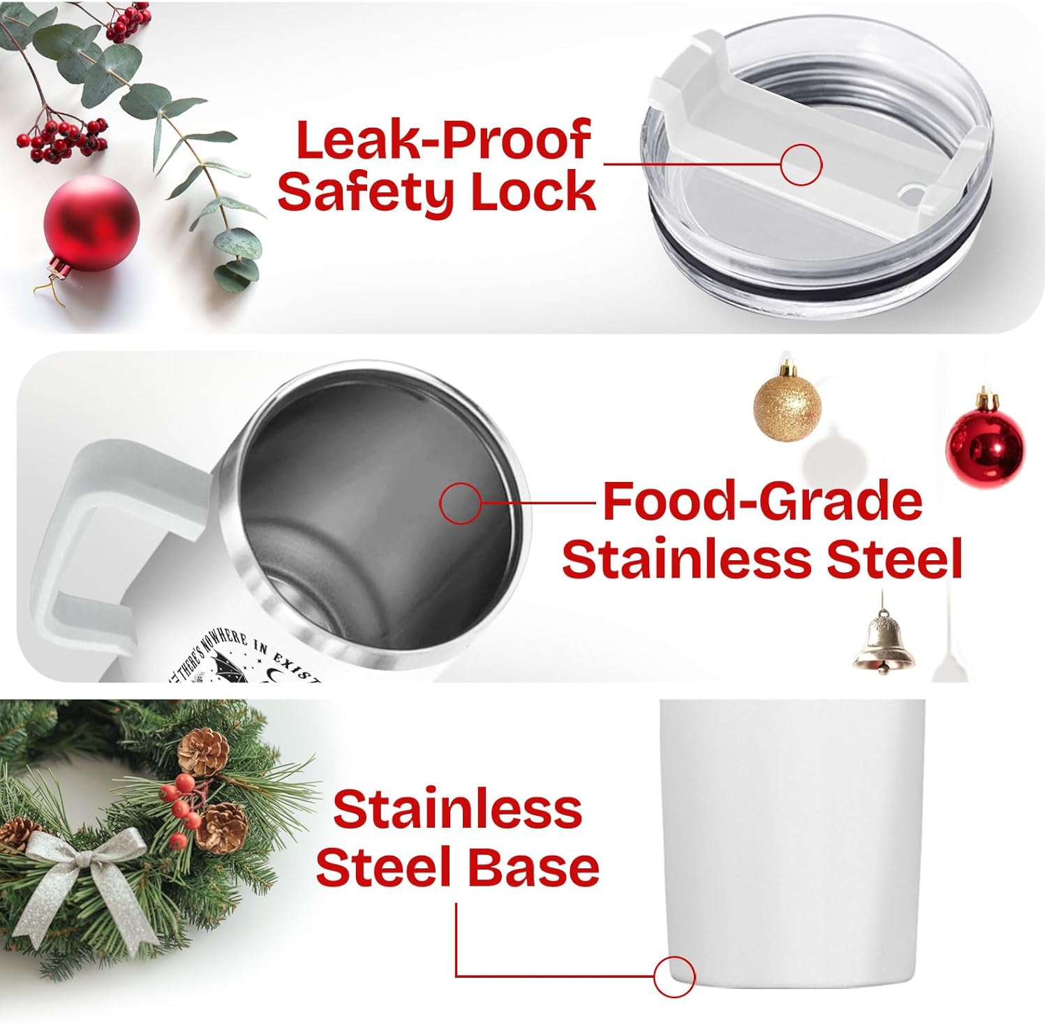 34HD War Dragon Rider 40oz Tumbler with Handle and Straw, Violence Nowhere Find You Insulated Travel Mug, Bookish Items to Men & Women - Birthday Gifts for Book Lovers and Readers - Image 4