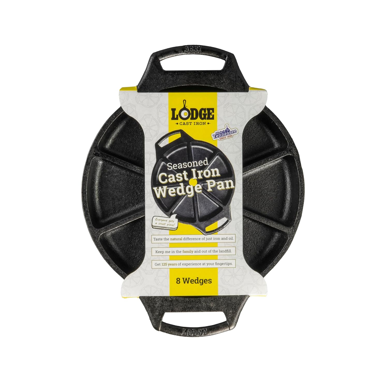 Lodge BW8WP 8 Seasoned Cast Iron Wedge Pan, Black - Review, Price and Buying Guide