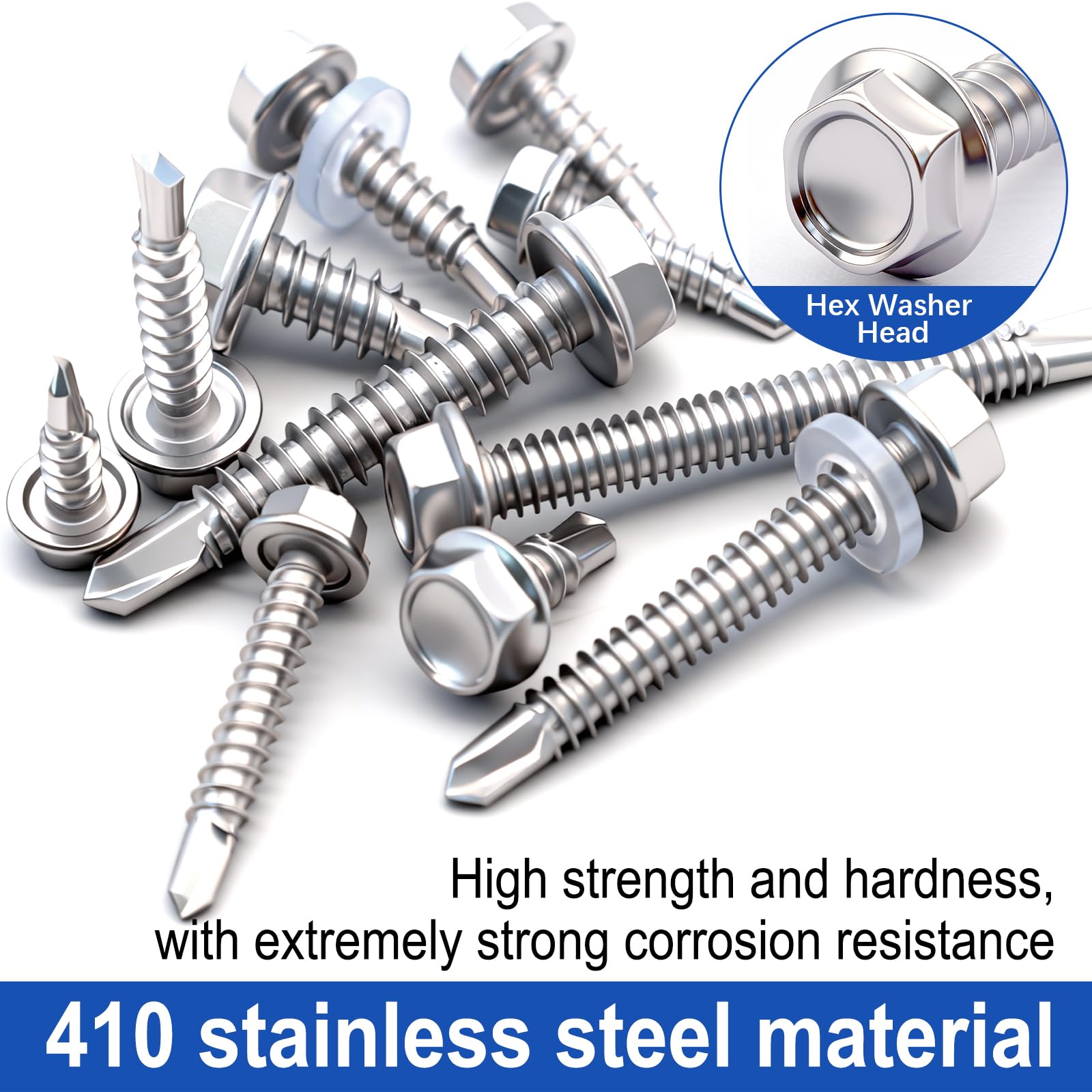 1000 Stainless Steel Self Tapping Screws -5 1000 Stainless Steel Self Tapping Screws -5