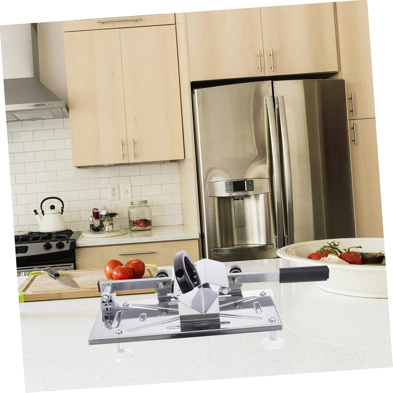 Stainless Steel Meat Slicer Quickslice Beef Cutter Vegetable Mandoline Manual Potato Slicer