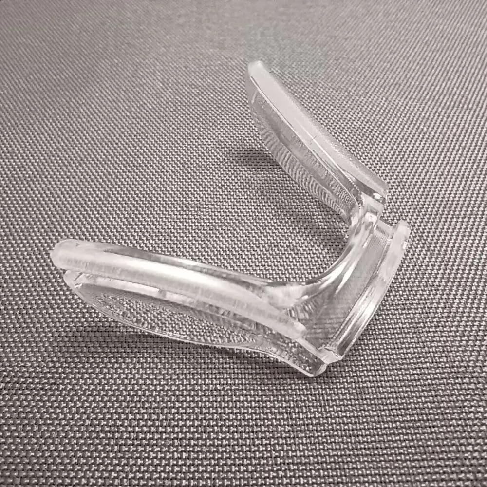 2 paia di naselli antiscivolo in silicone, universali, trasparenti e confortevoli, per occhiali, occhiali da sole, montature alla moda - 2