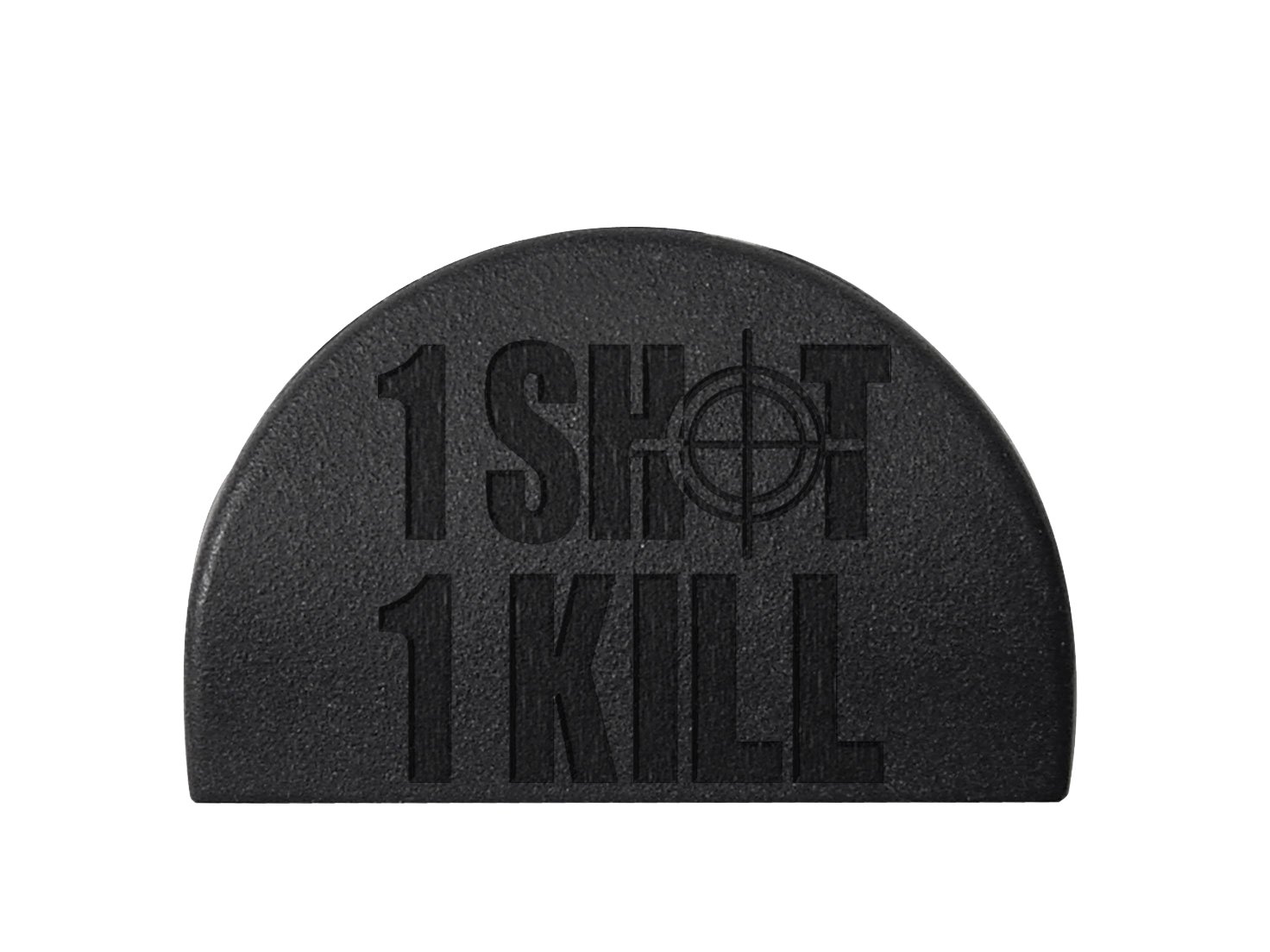 NDZ PerformanceJP1 Grip Plug for Glock 17 19 21 22 23 24 31 32 34 35 38 Gen 1-3 in 9mm .40 .357 10mm .45 ACP Color Filled Laser Engraved in Black - Choose Design