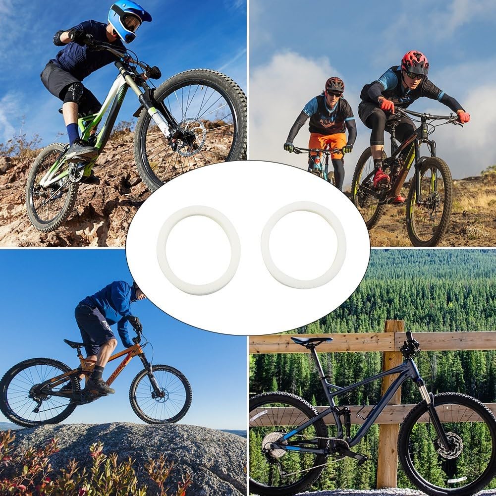 Lot De 2 Joints D’huile En Mousse éponge Pour Fourche RockShox – 30 à 40 Mm De Diamètre – Pour Entretien De Suspension VTT