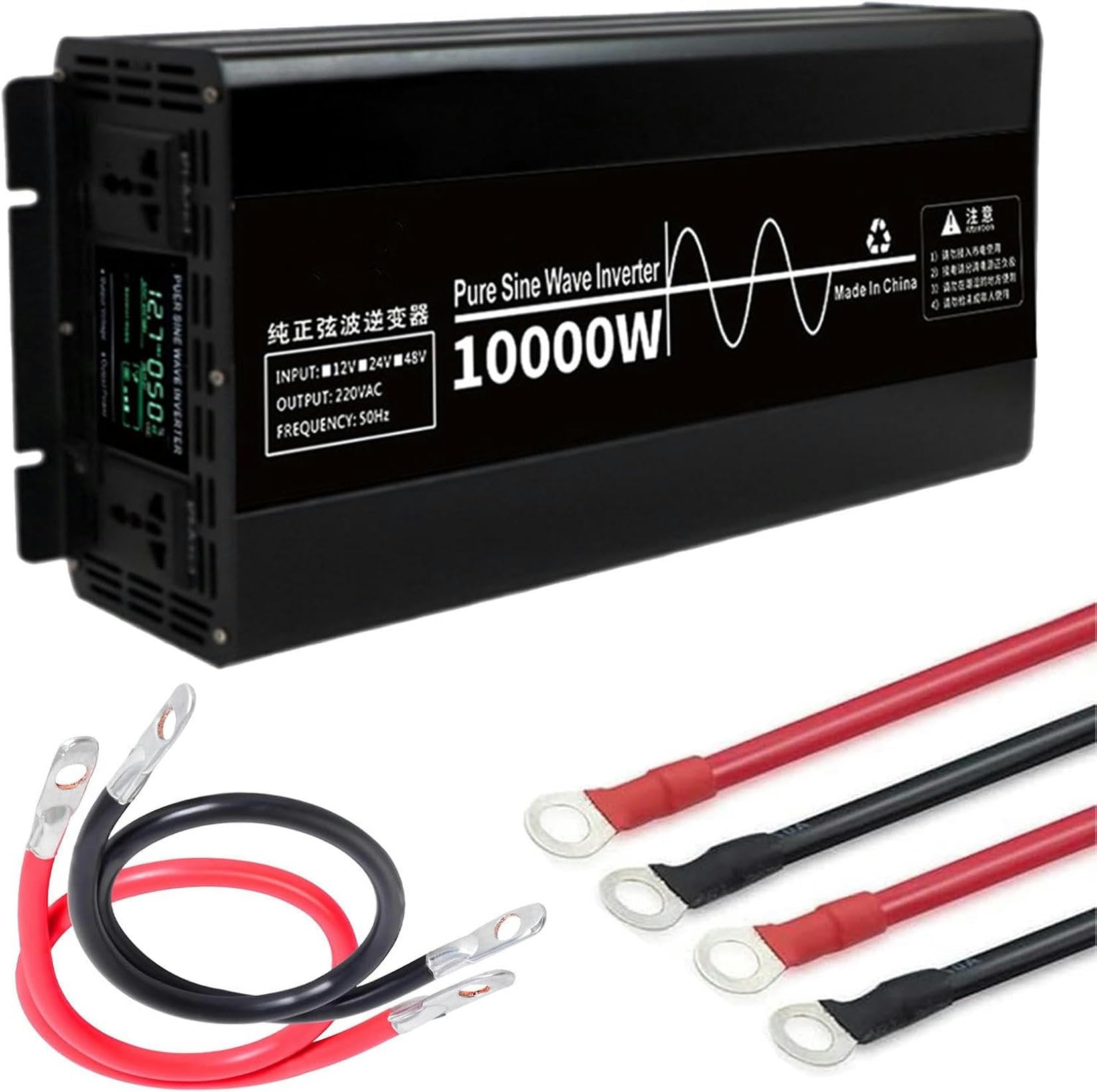 Convertisseur de tension 10000W onduleur DC 12V 24V 48V pour camion RV voiture