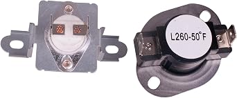 BestParts DC96-00887A & DC47-00018A Dryer Thermal Fuse and Thermostat Kit | Compatible with Samsung Kenmore Whirlpool Roper Maytag Amana - Replaces DC96-00887C WP35001193 35001193 AP5966894 PS4276292